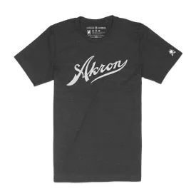 Akron Vintage Script - Unisex Crew T-Shirt
