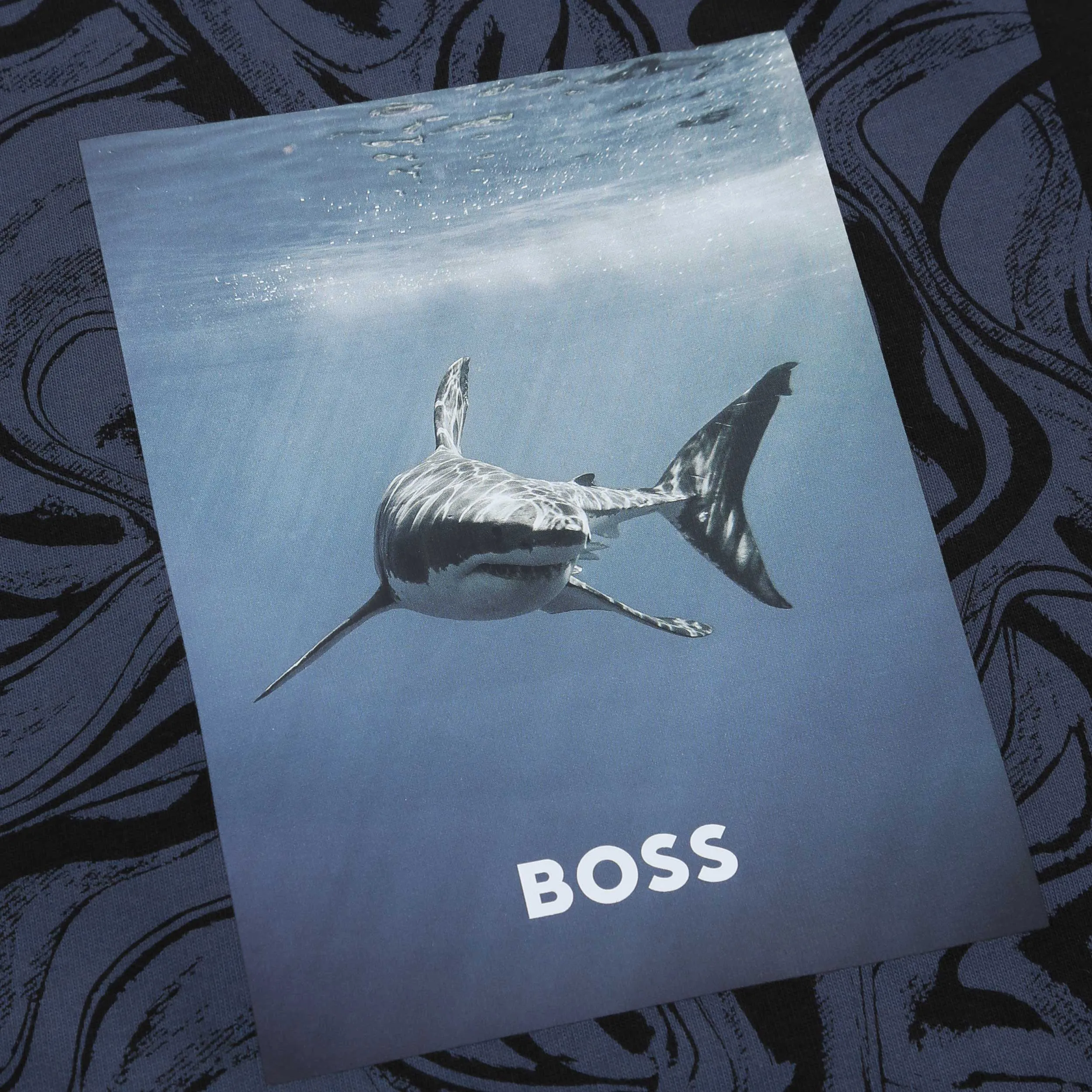 BOSS Te Tucan T Shirt in Black