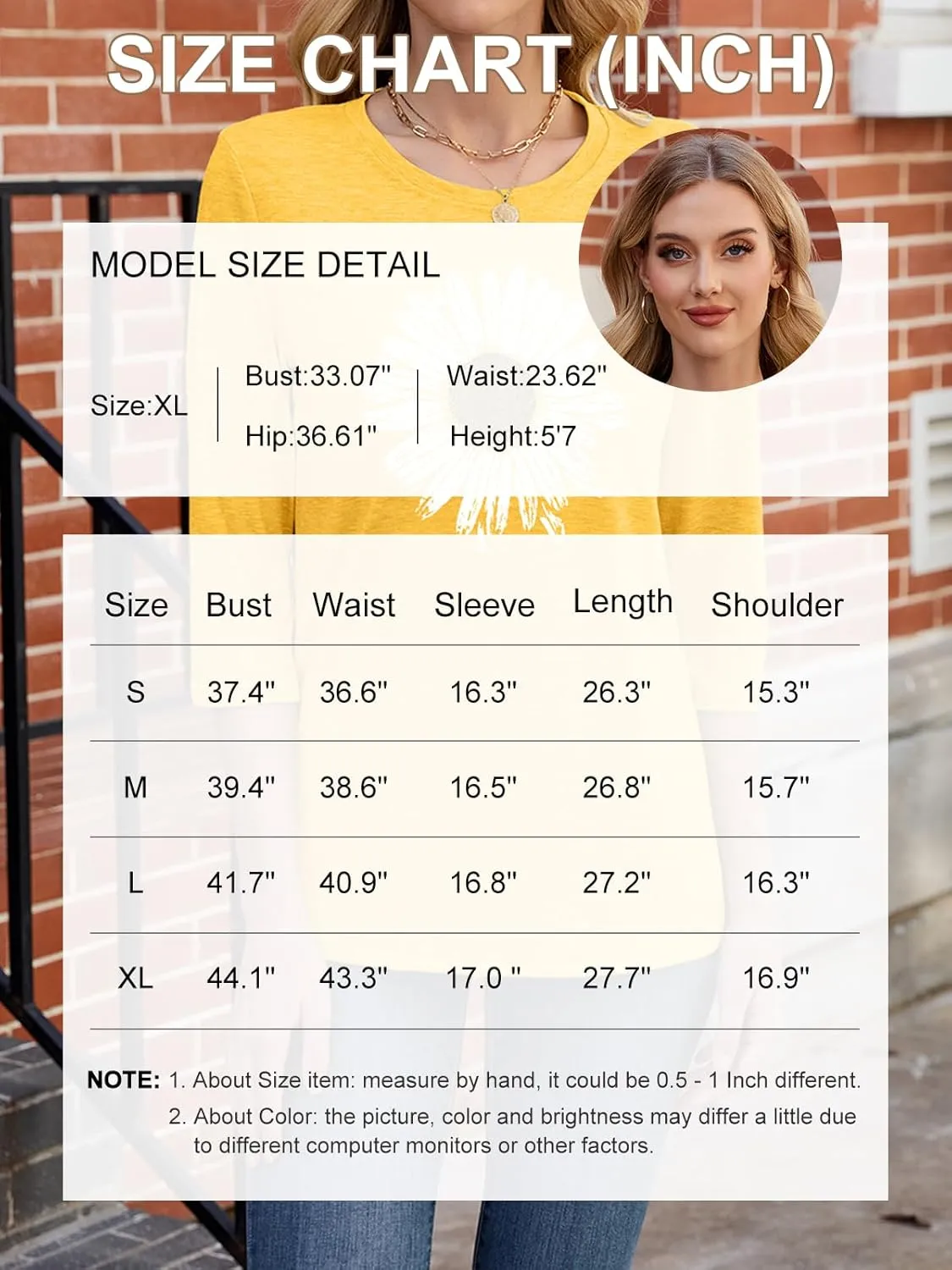 Chulianyouhuo Womens 3/4 Sleeve T Shirt Sunflower Graphic Tees Dandelion Flower Print Summer Casual Tops Blouse