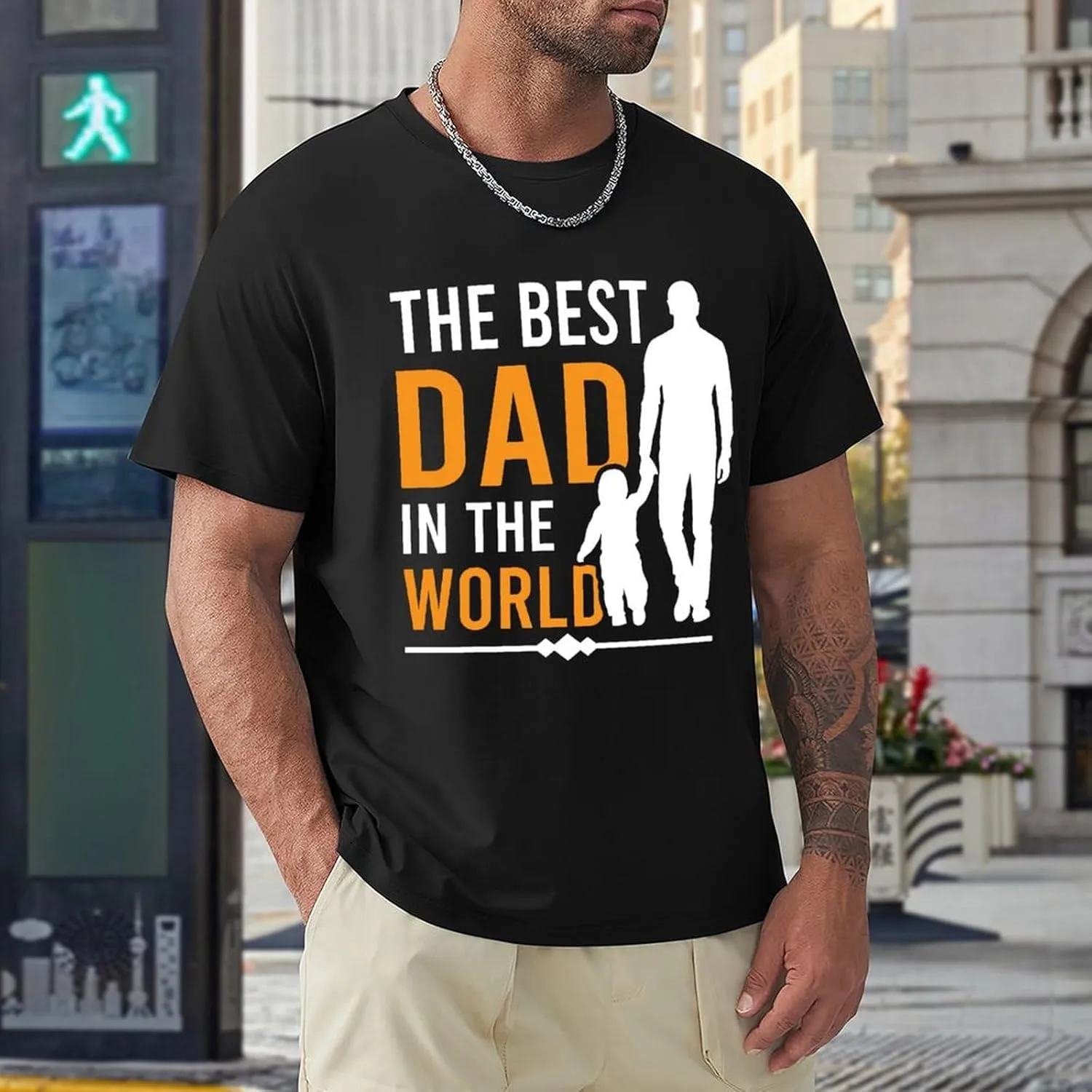 Custom T Shirts Personalized Crewneck Tee Shirt Design Your Own, Customized Image/Text/Photo Shirts for Men Women