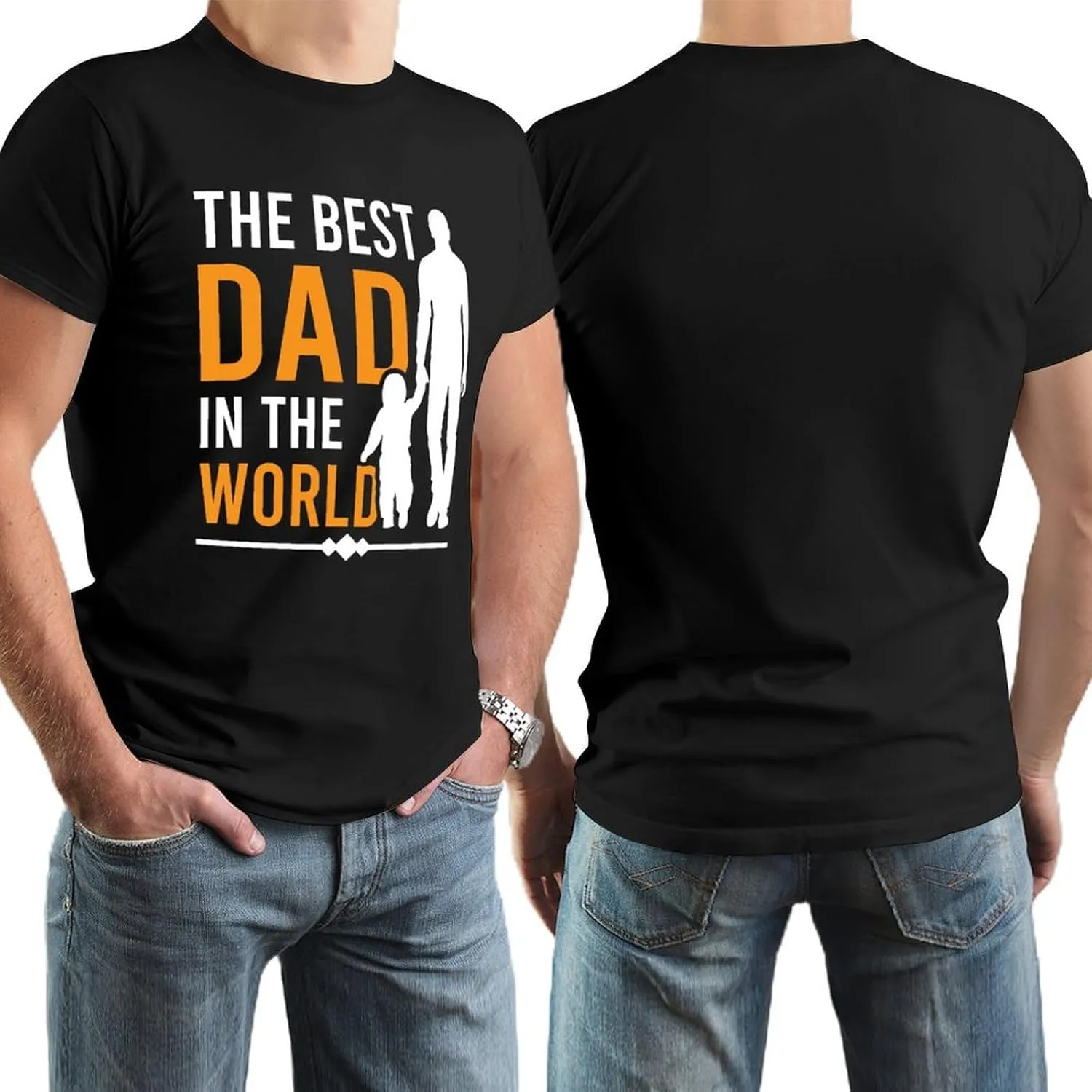 Custom T Shirts Personalized Crewneck Tee Shirt Design Your Own, Customized Image/Text/Photo Shirts for Men Women