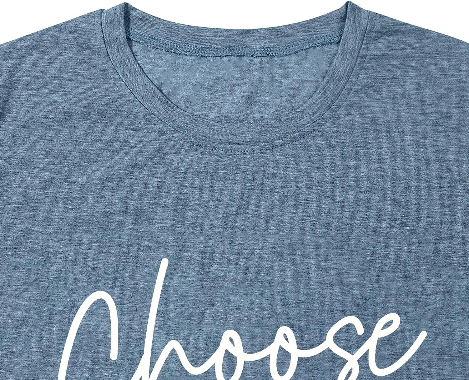 Graphic Tees for Women Choose Happy Letter Print Shirts Sunflower Women T Shirt Inspirational Short Sleeve Casual Tops