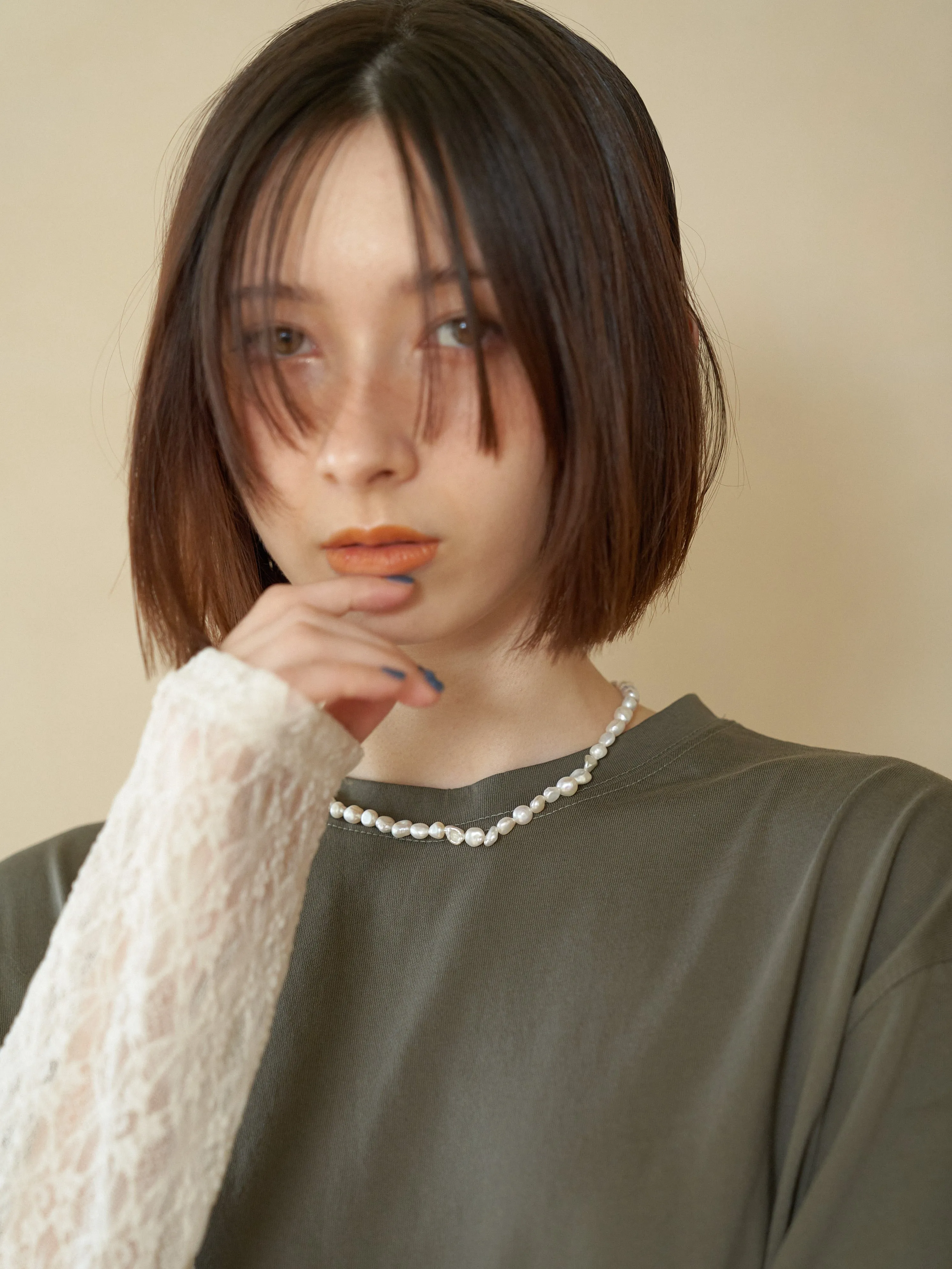 Lace Layered Oversized T-shirt