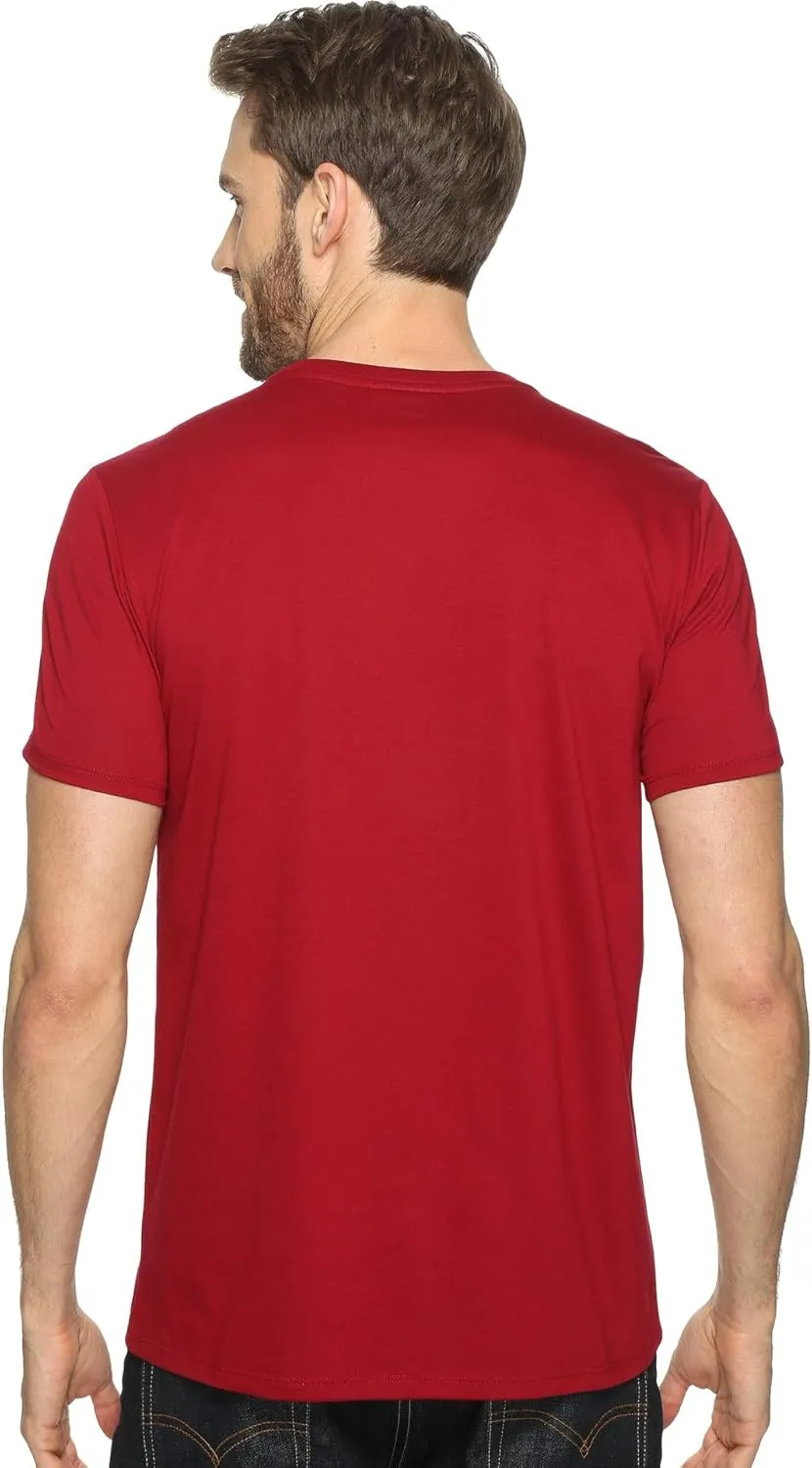 Lacoste Men's Legacy Short Sleeve V-Neck Pima Cotton Jersey T-Shirt