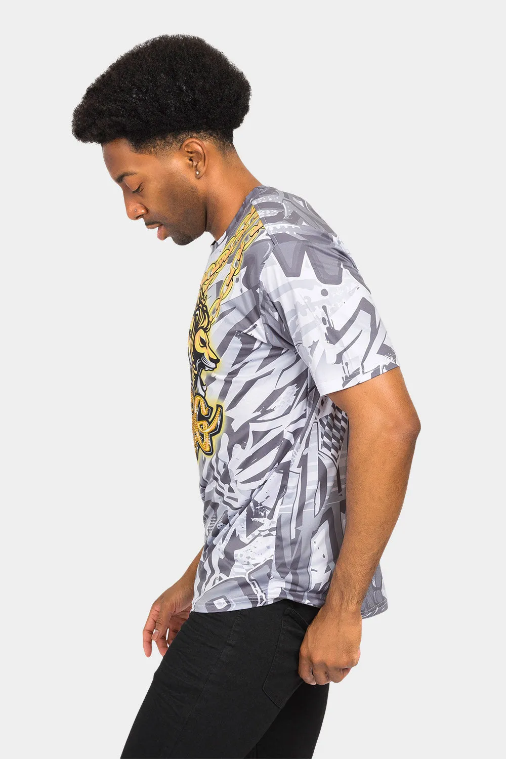 Lion King Gold Chain T-Shirt