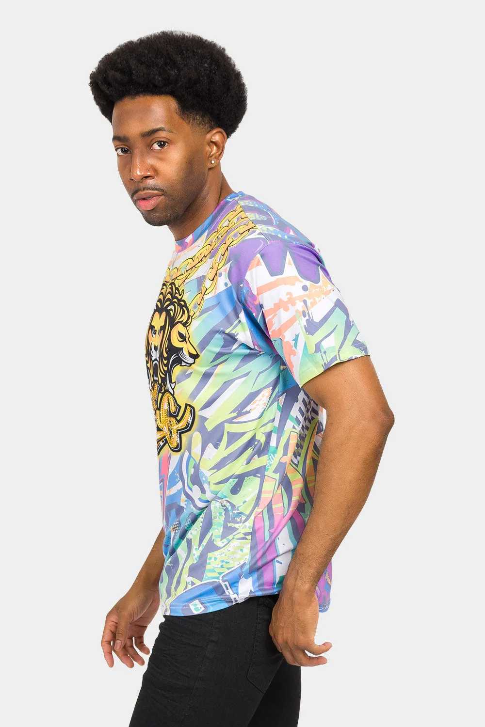 Lion King Gold Chain T-Shirt