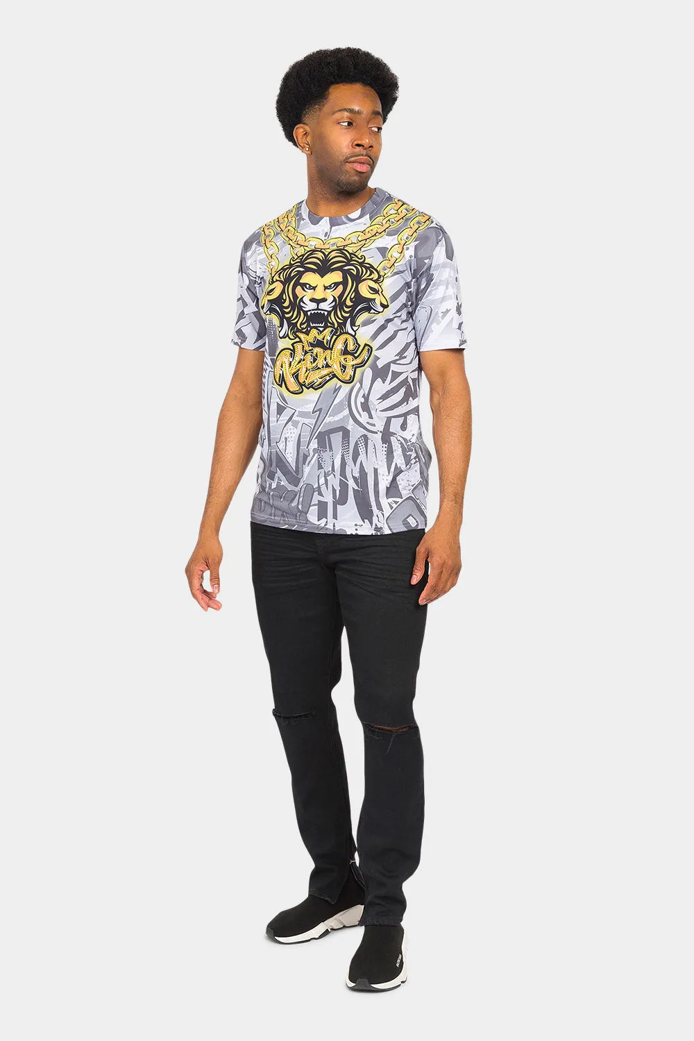 Lion King Gold Chain T-Shirt