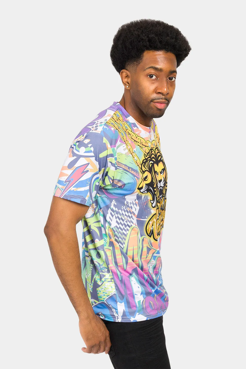 Lion King Gold Chain T-Shirt