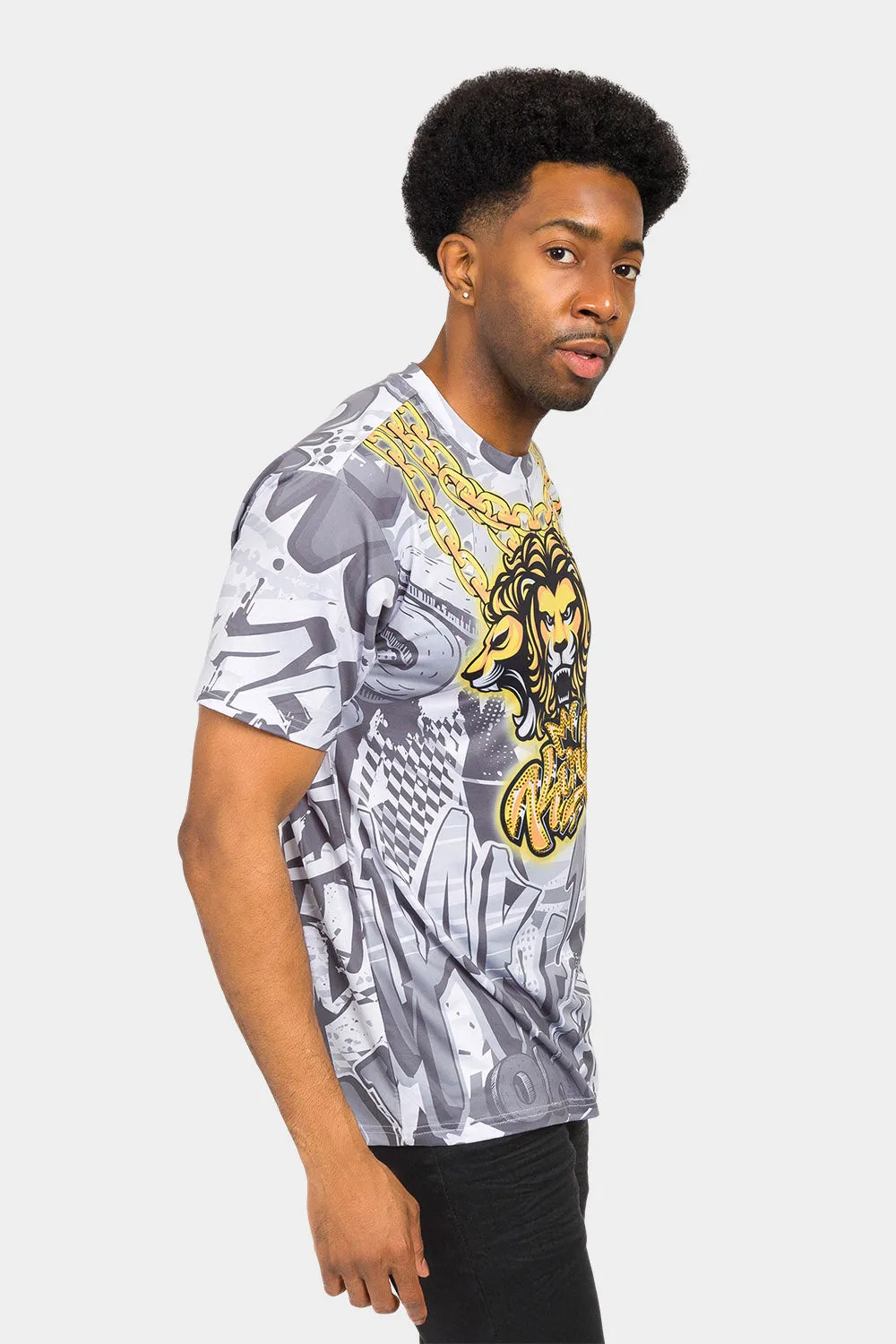 Lion King Gold Chain T-Shirt