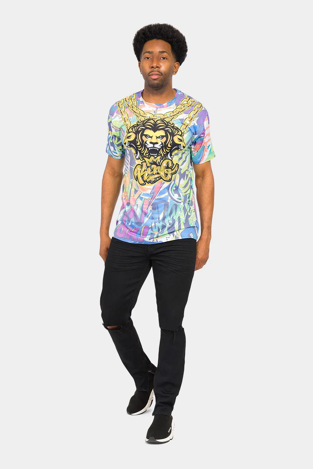 Lion King Gold Chain T-Shirt