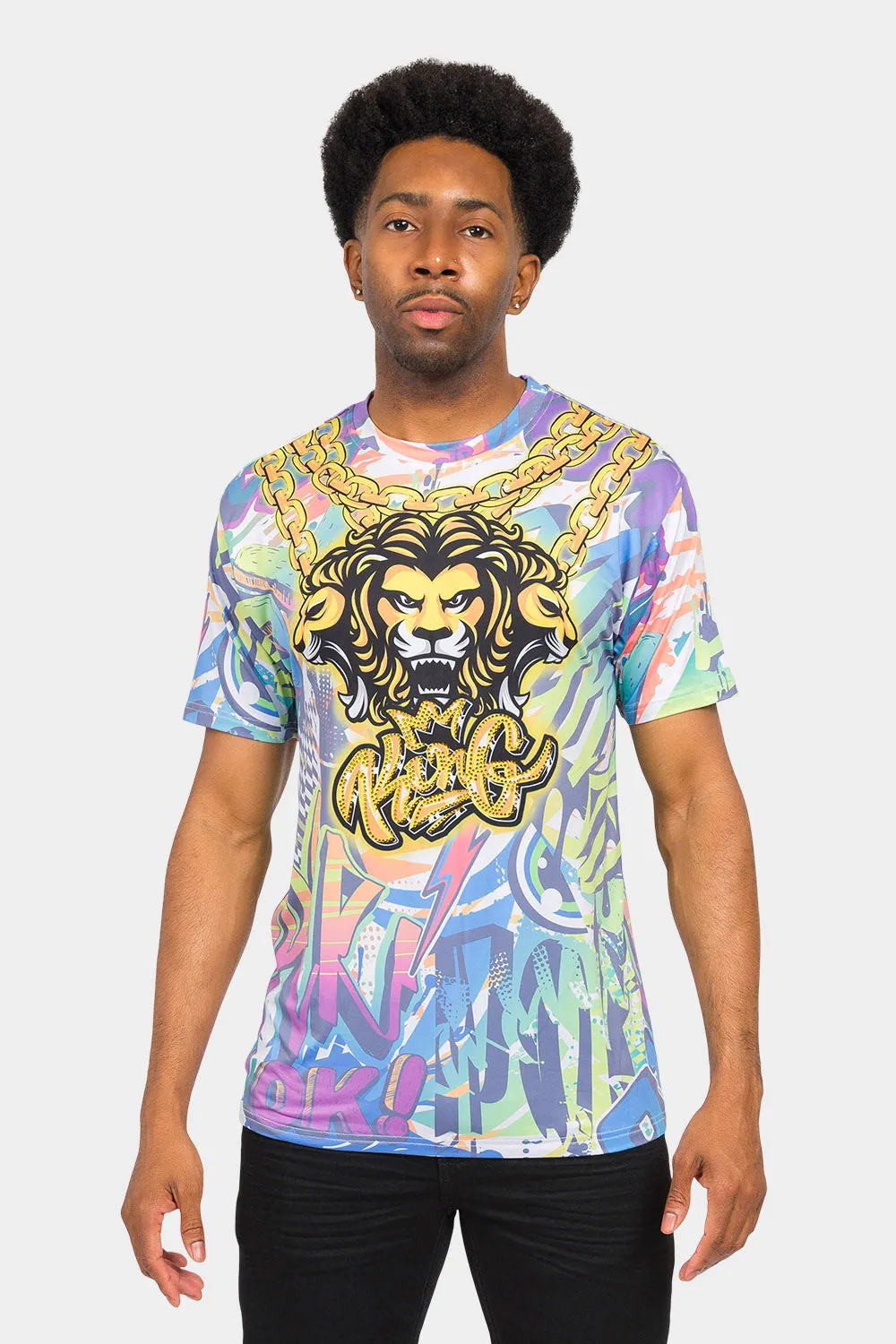 Lion King Gold Chain T-Shirt