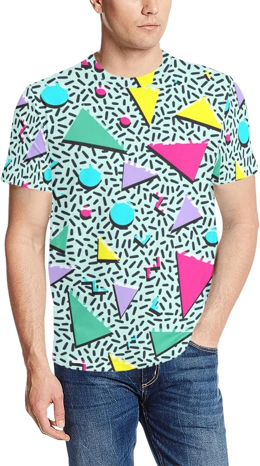 Men's 80s 90s Shirts Retro Vintage Disco Outfit 80s 90s Party Costume