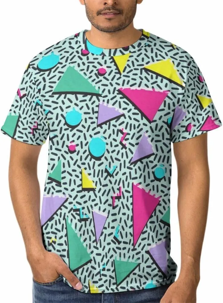 Men's 80s 90s Shirts Retro Vintage Disco Outfit 80s 90s Party Costume