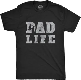 Mens Dad Life T Shirt Funny Proud Fathers Day Papa Parent Novelty Graphic Tee
