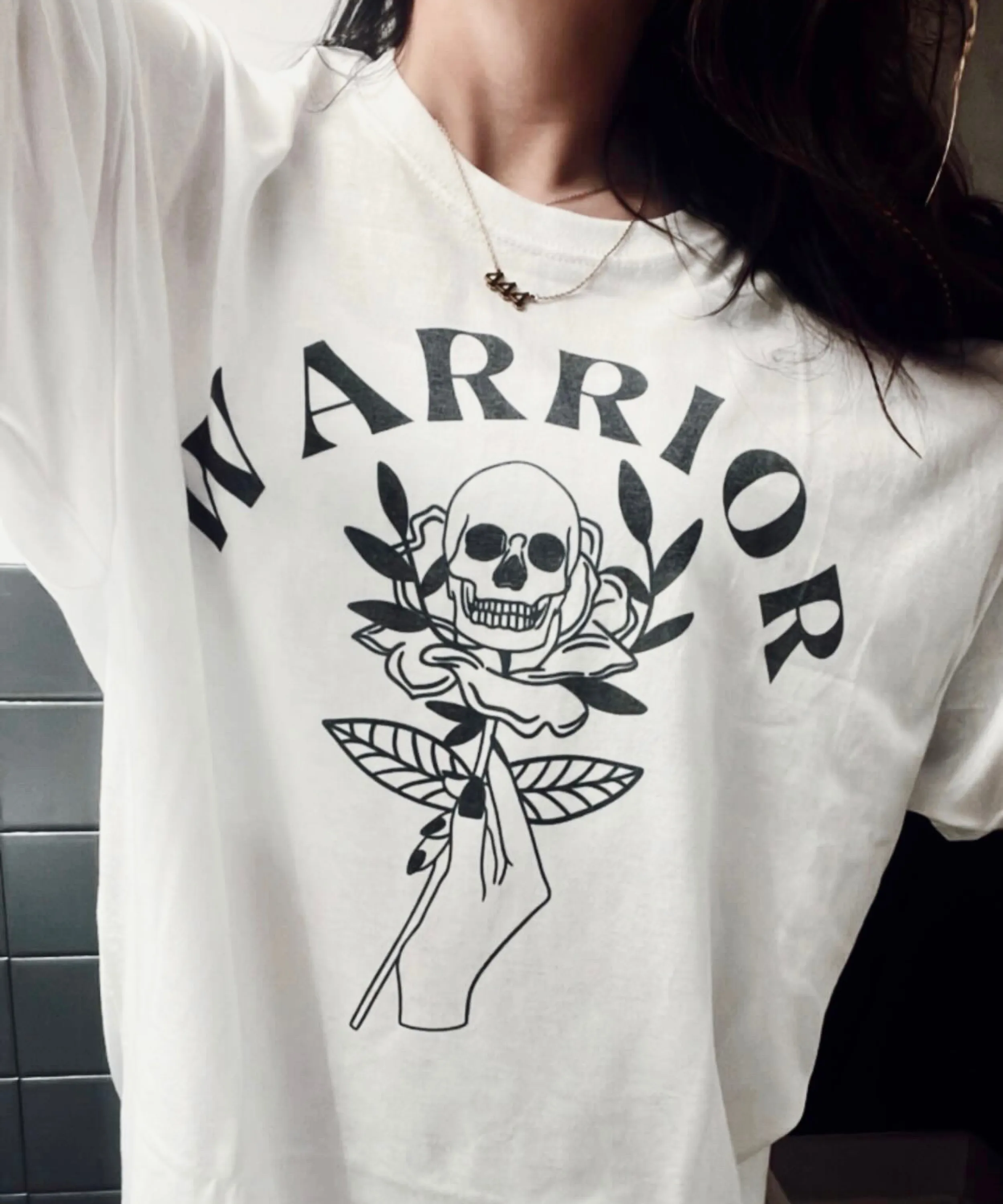 Mental Health Warrior Hand Flower T Shirt