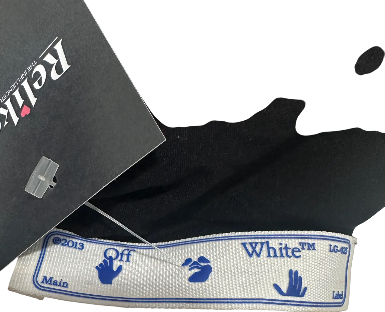 Off-White Black Off Stamp Second Skin T-shirt UK XS