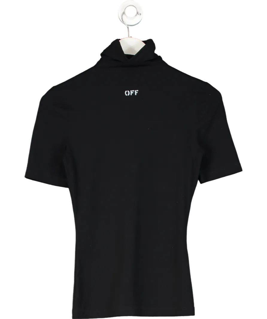 Off-White Black Off Stamp Second Skin T-shirt UK XS
