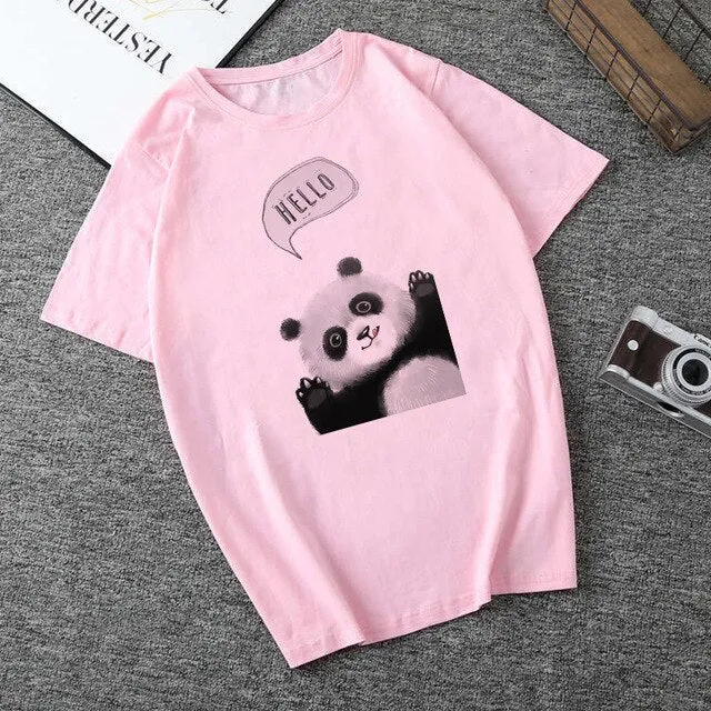Panda Hearts T Shirt