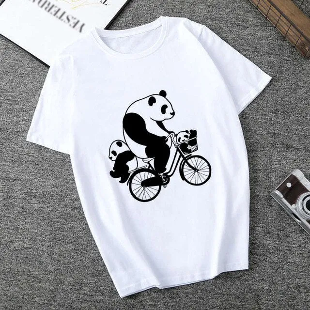 Panda Hearts T Shirt