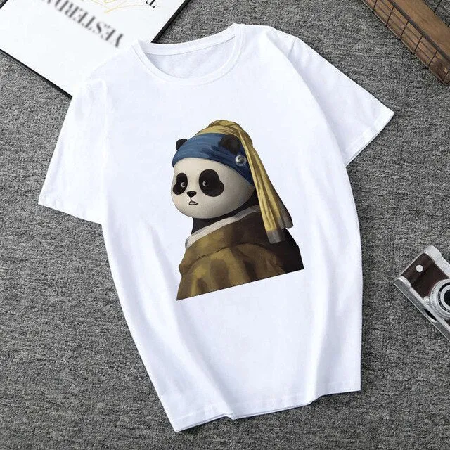 Panda Hearts T Shirt