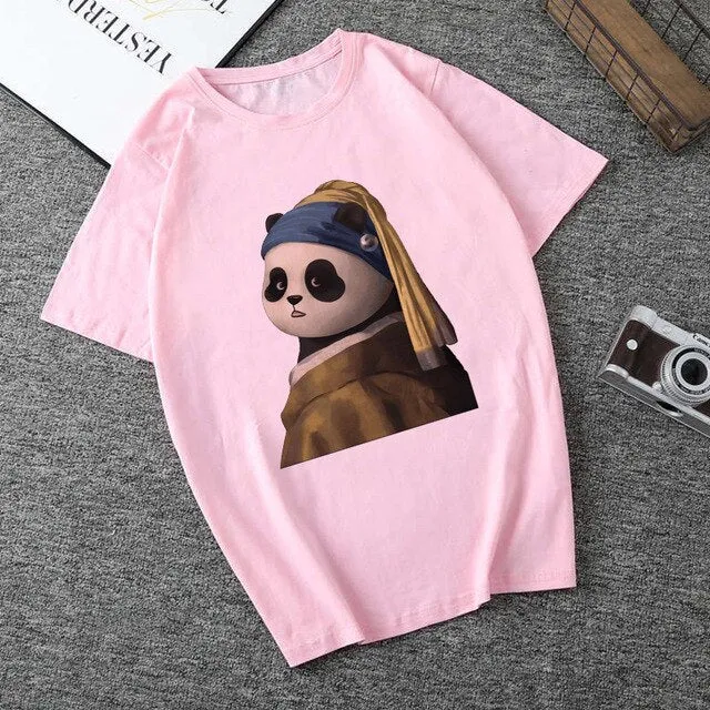 Panda Hearts T Shirt