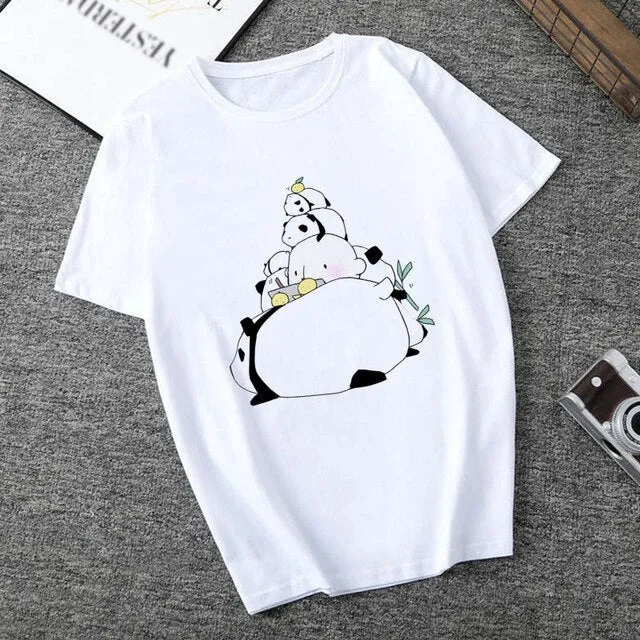 Panda Hearts T Shirt