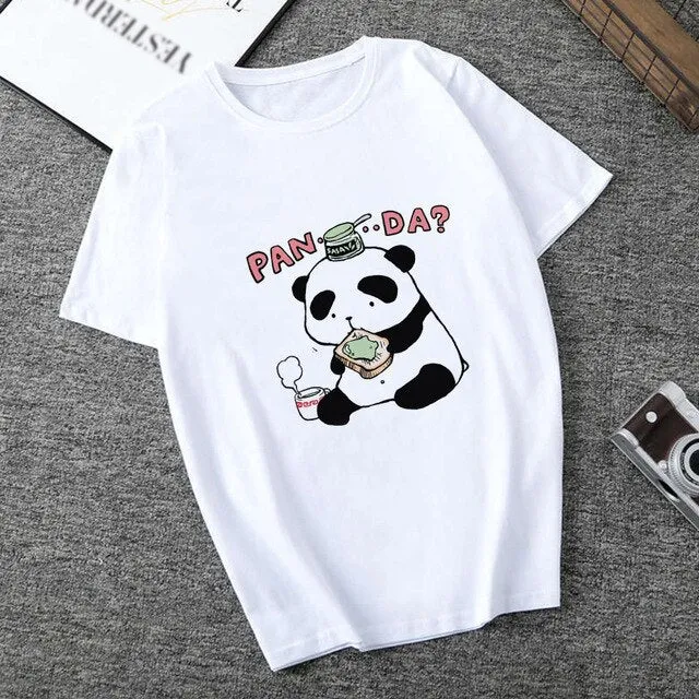 Panda Hearts T Shirt