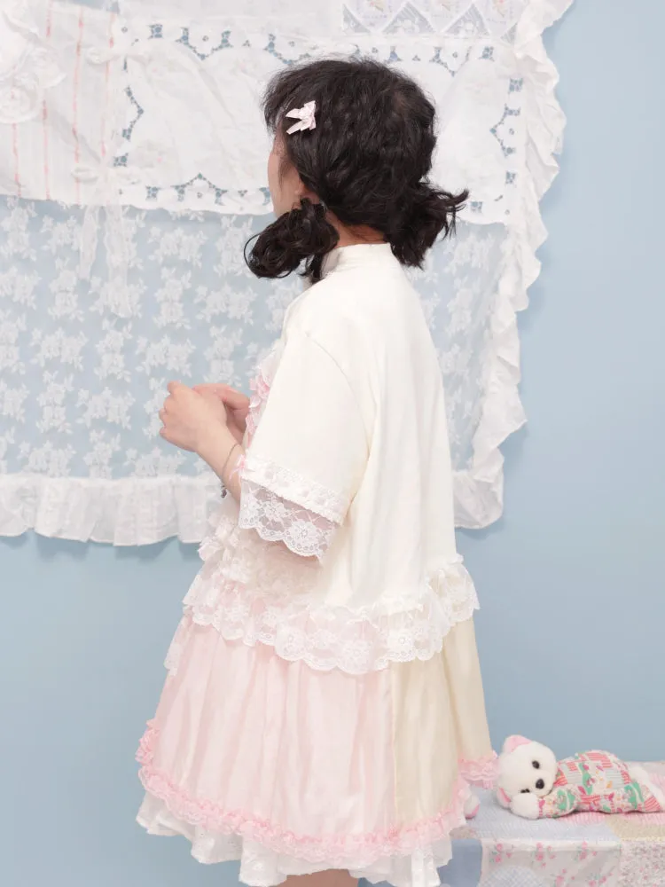 Puppy lace t-shirt【s0000007740】