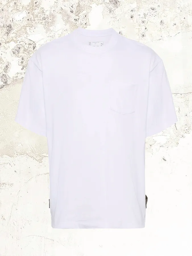 sacai drop-shoulder cotton T-shirt