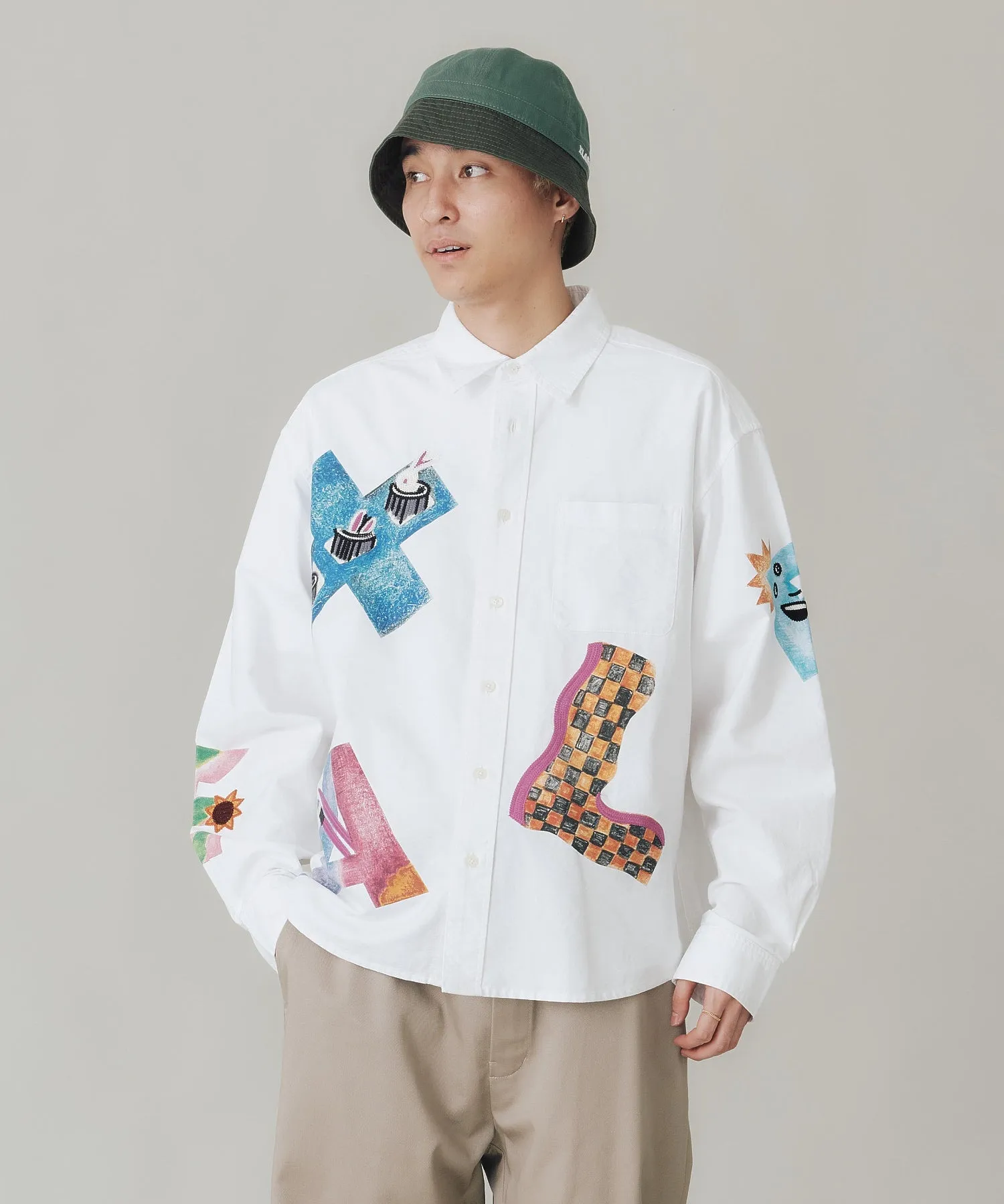 VARIOUS LETTER L/S SHIRT