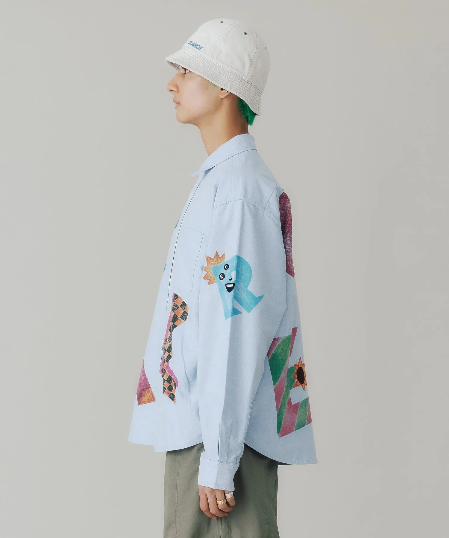 VARIOUS LETTER L/S SHIRT