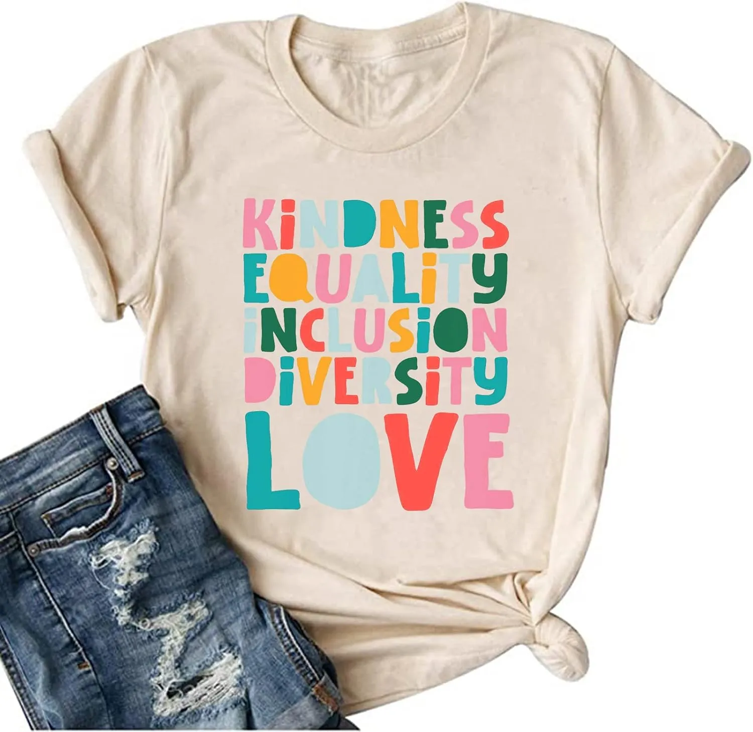 Women Flower Teacher Shirt Back to School Teaching Kindergarten Teacher Life Shirt Inspirational Letter Tee Tops