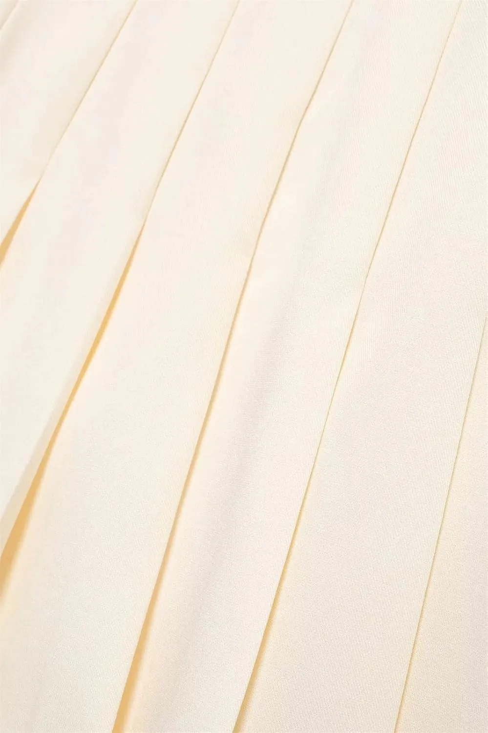 Women's Side Zip Pleated Skirt, High Waist Casual Summer Mini
